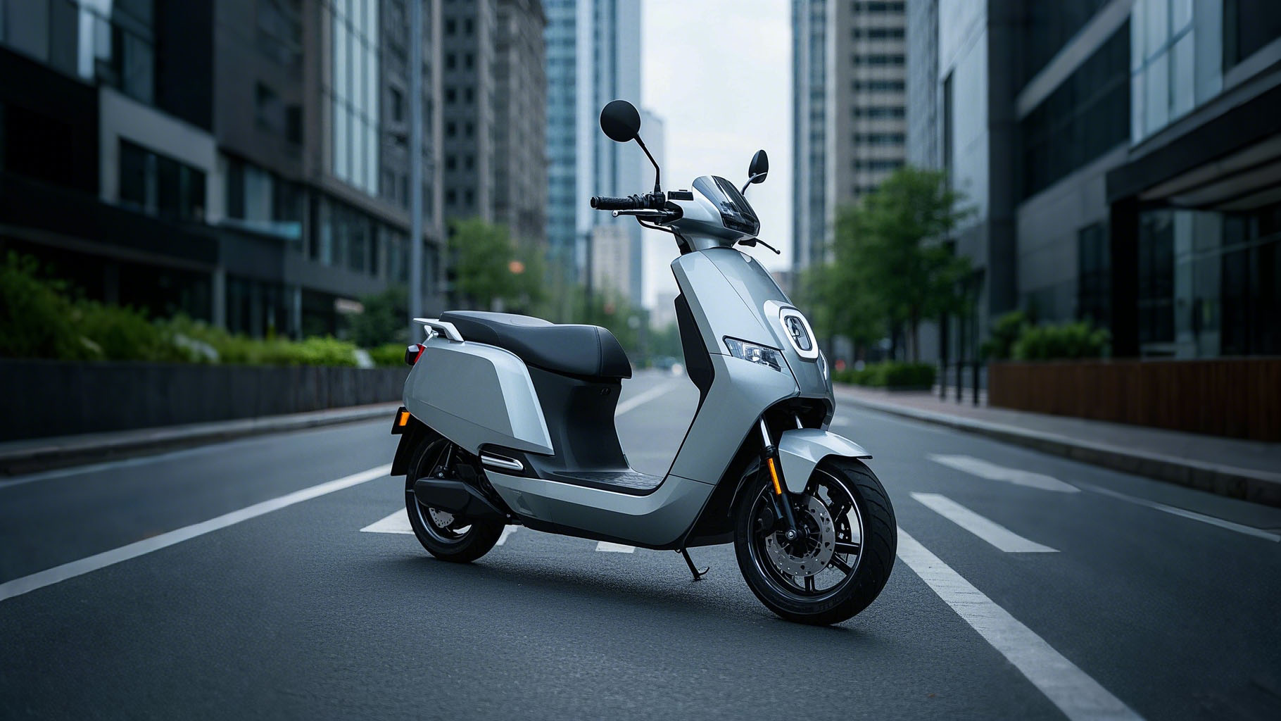 電動自行踏板車工業產品外觀結構設計